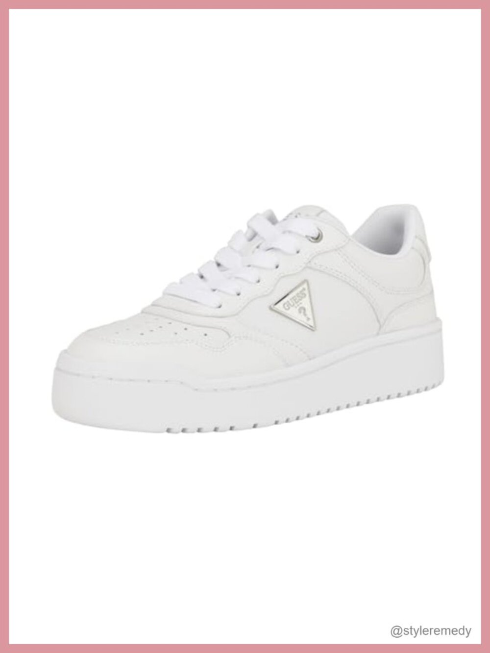 Lace-Up Platform Fashion Sneakers Cushioned Comfort Casual